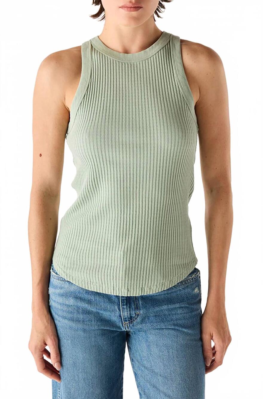 NEW AMO vera tank top in seagrass